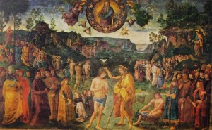 Il battesimo di Cristo, cm. 335 x 540. 